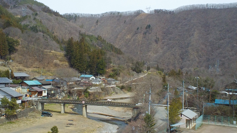 群馬県上野村の山間部