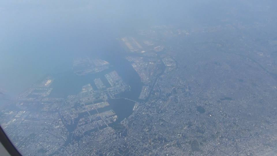 東京の街並み(Jetstar GK505便から撮影)