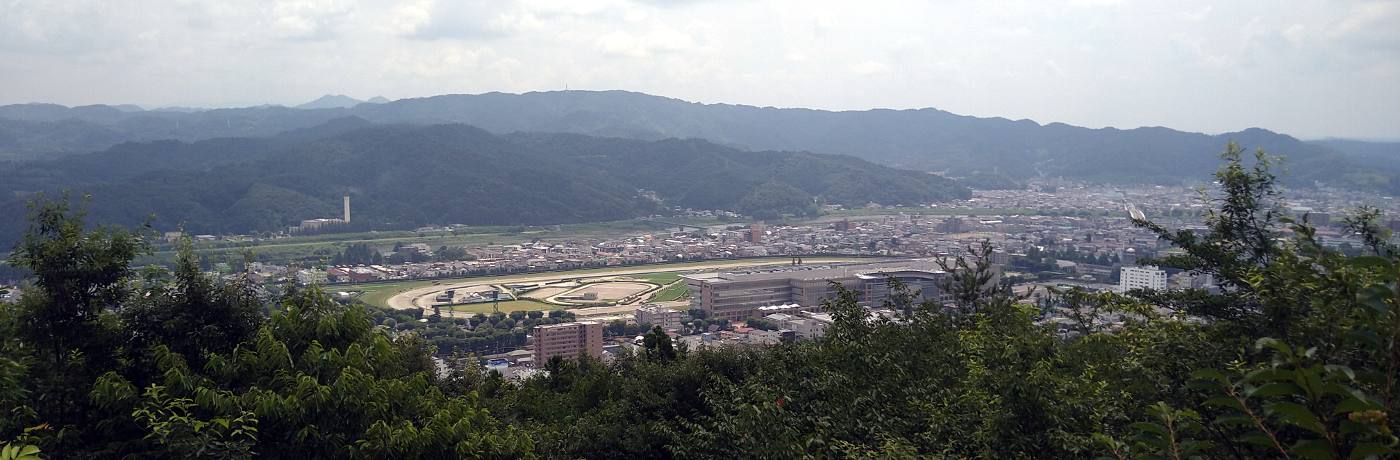 信夫山第2展望台からの眺望 @ 信夫山, 福島県