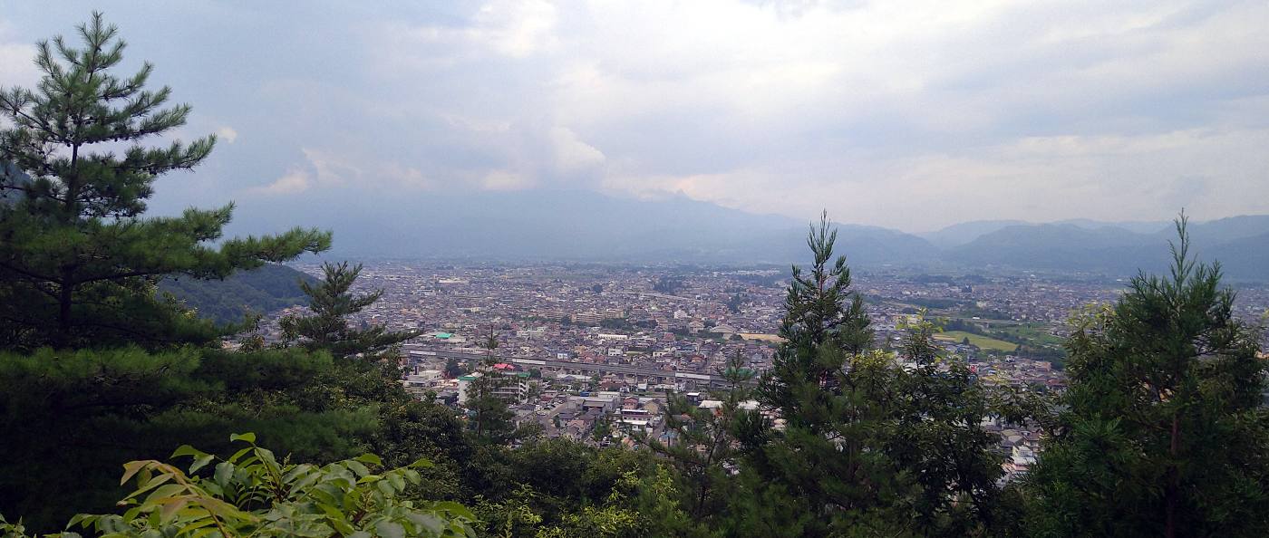 信夫山第3展望台からの眺望 @ 信夫山, 福島県