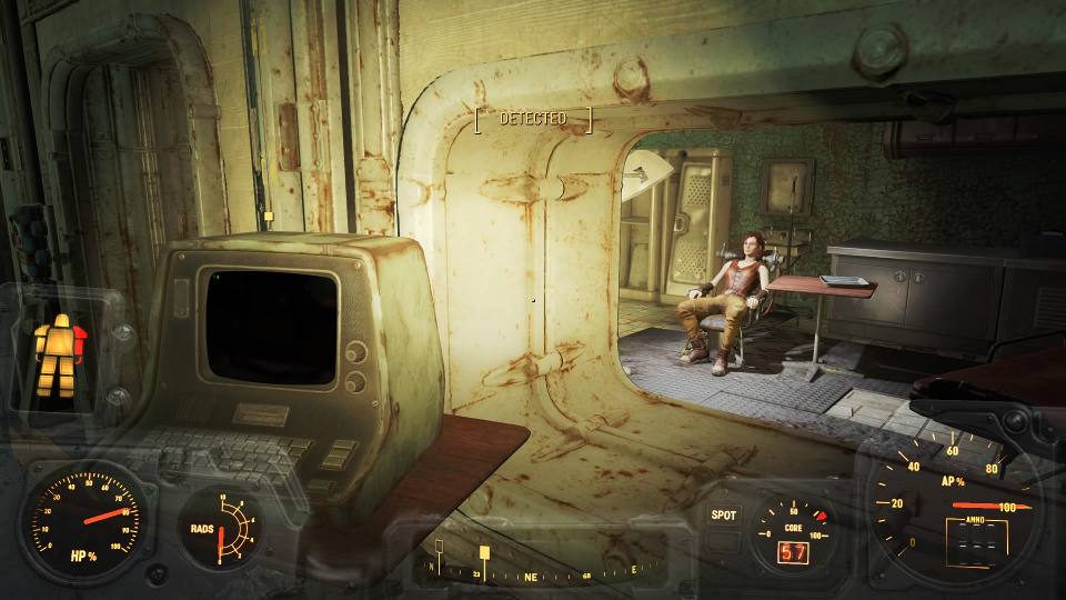 Fallout 4 Vault 95の治療室でケイトのサイコ中毒を治療