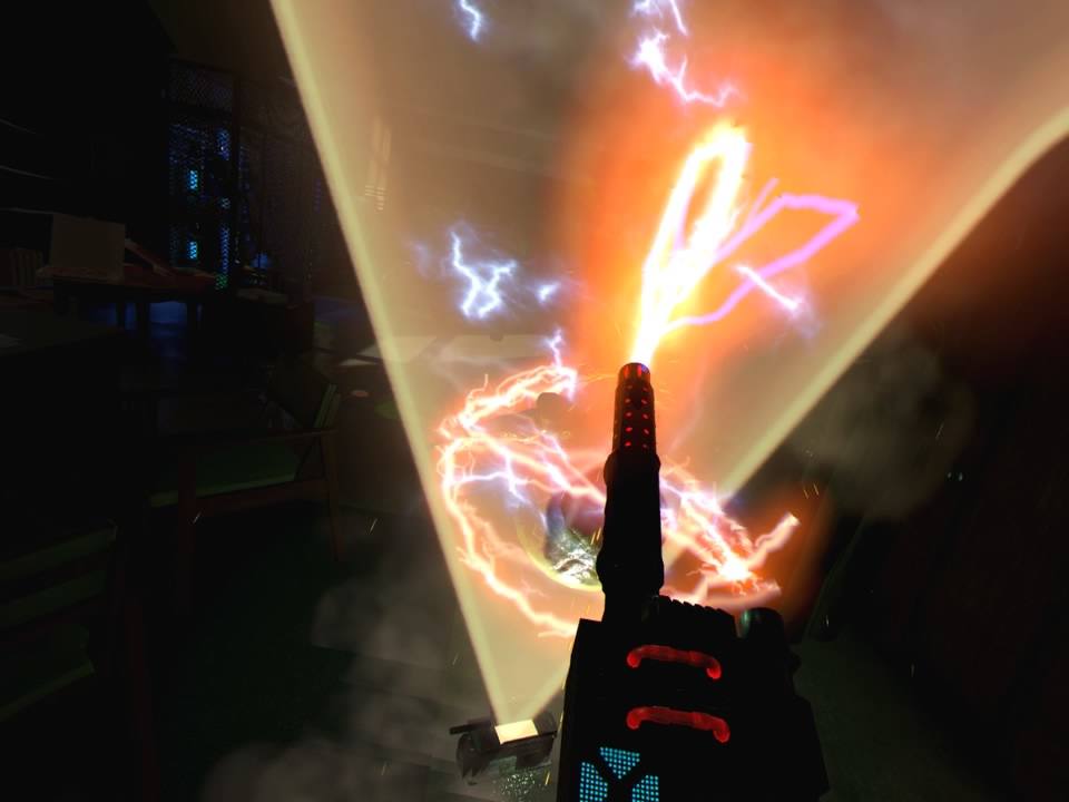 トラップはスライマーを捕獲する @ Ghostbusters VR: Firehouse